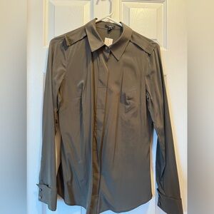 Ann Taylor Olive Blouse